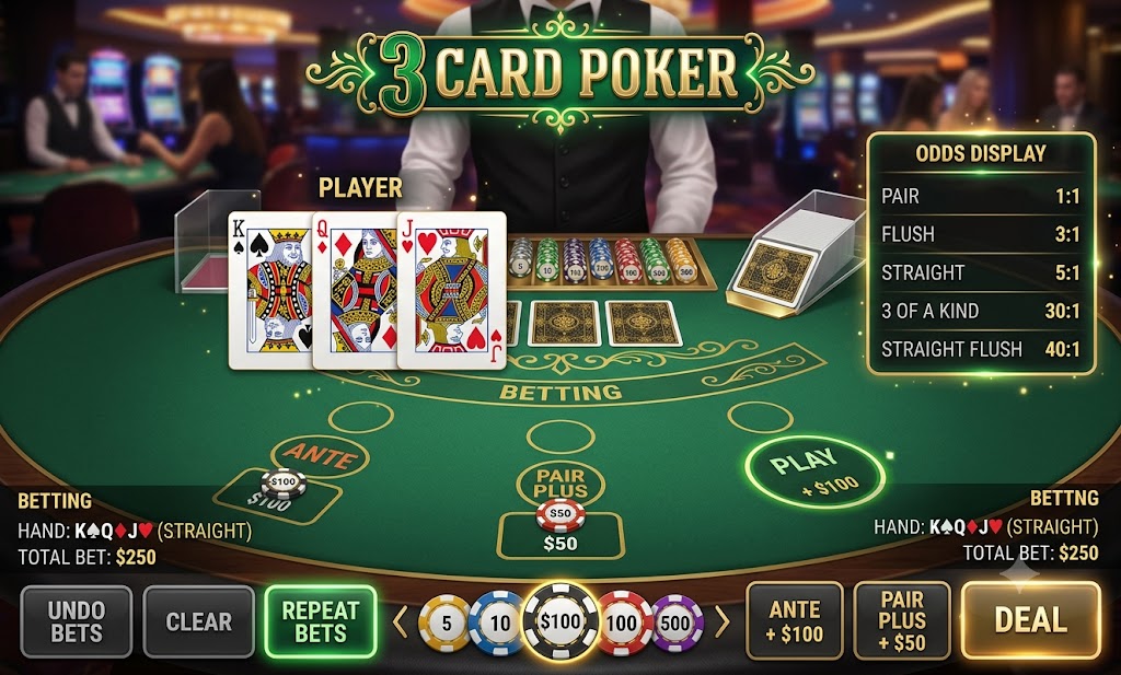 Three Card Poker at JILI-17
